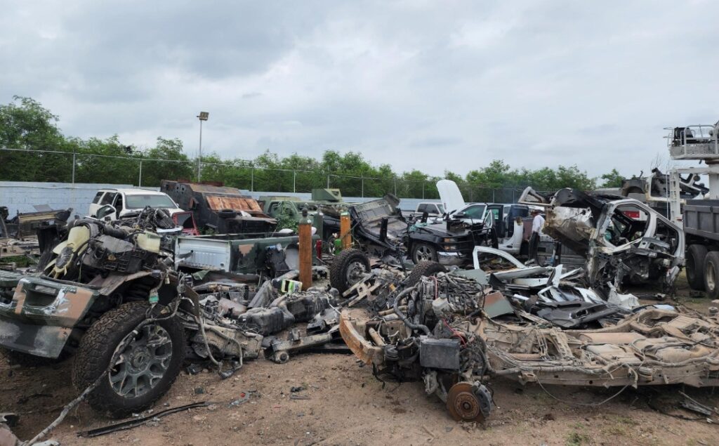 Destruyen Nueve “monstruos”, que son vehículos con blindaje artesanal