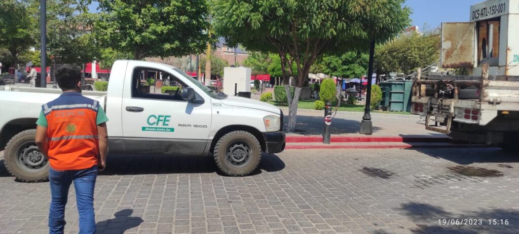 Se restablece casi en su totalidad la energía eléctrica en Huetamo