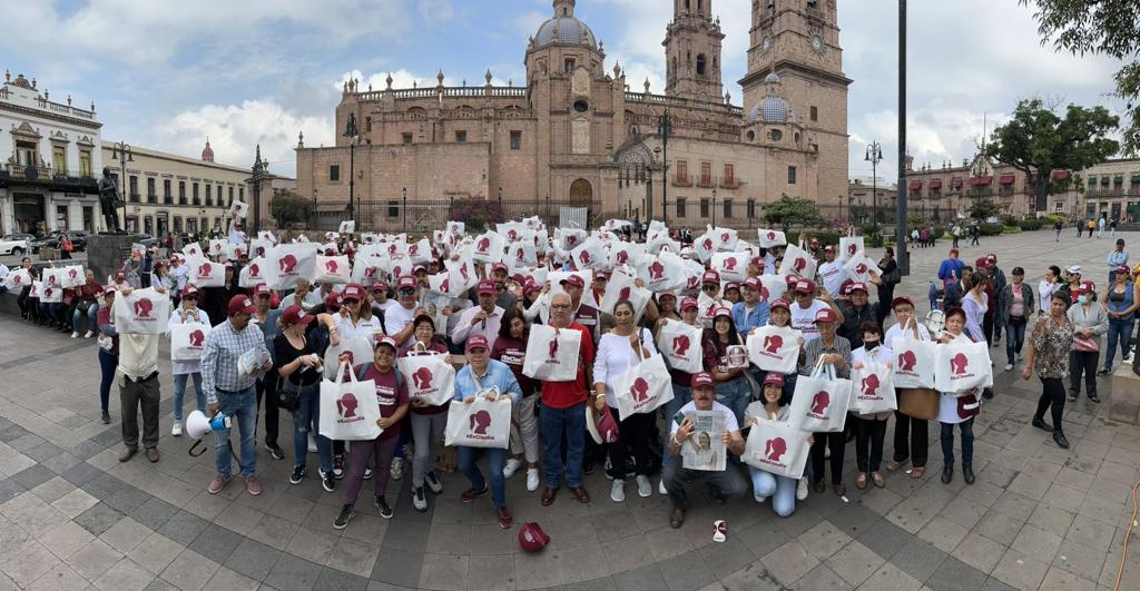 Se sumó Michoacán a Jornada Nacional de Propaganda en favor de Claudia Sheinbaum