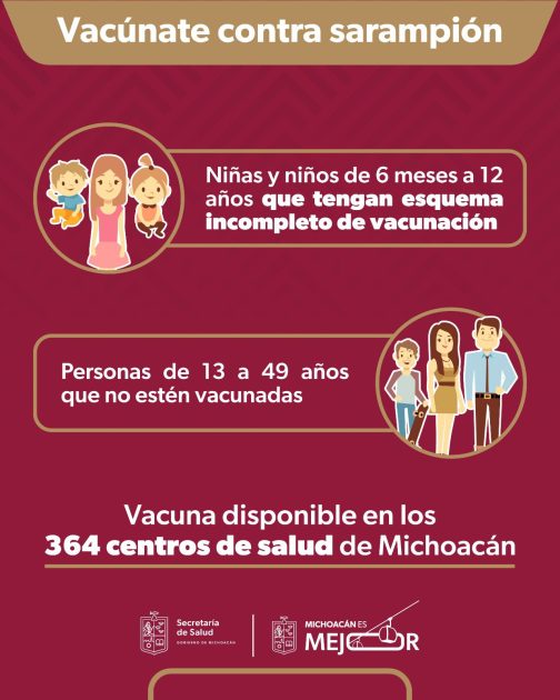 ¿No estás seguro si debes vacunarte del sarampión? La SSM te explica quiénes deben acudir